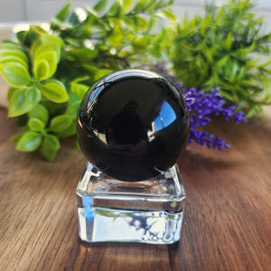 Black Obsidian Sphere