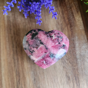 Peru Rhodonite Hearts