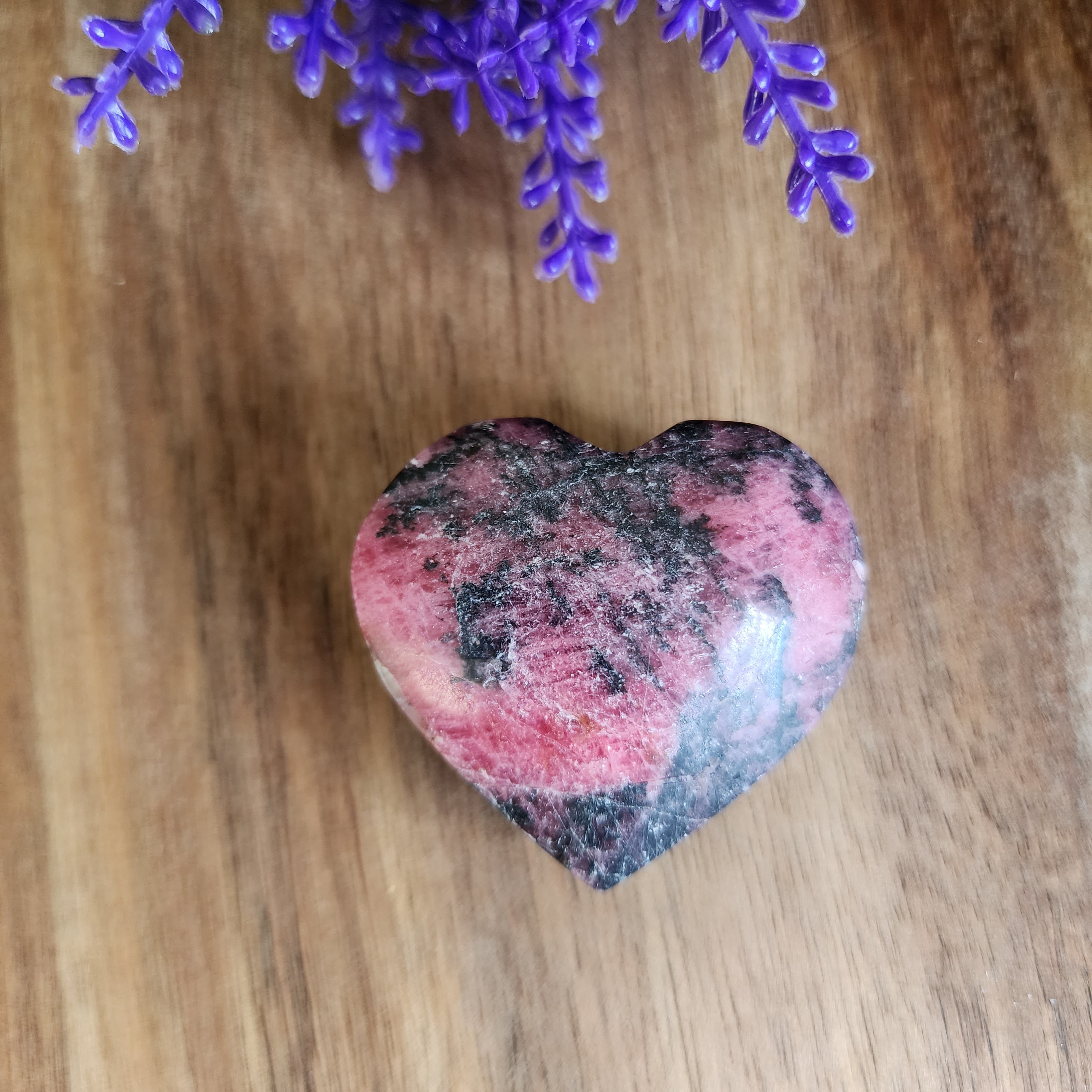 Peru Rhodonite Hearts