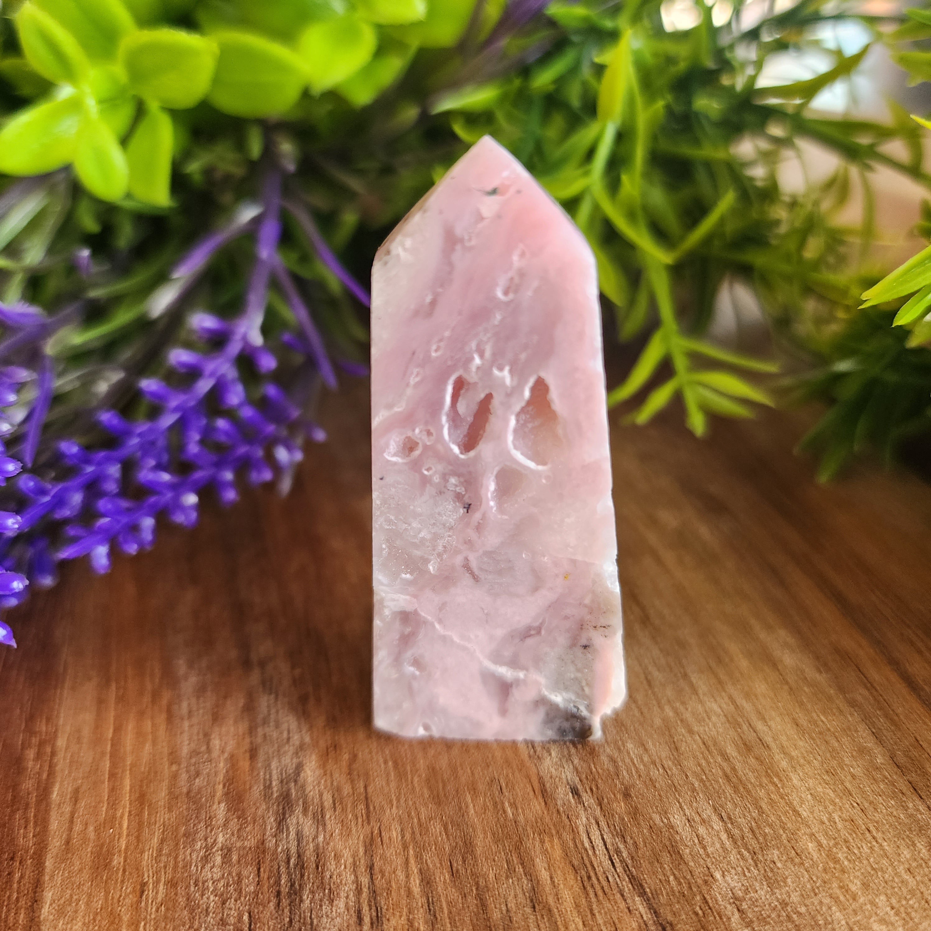 Pink Chalcedony Points