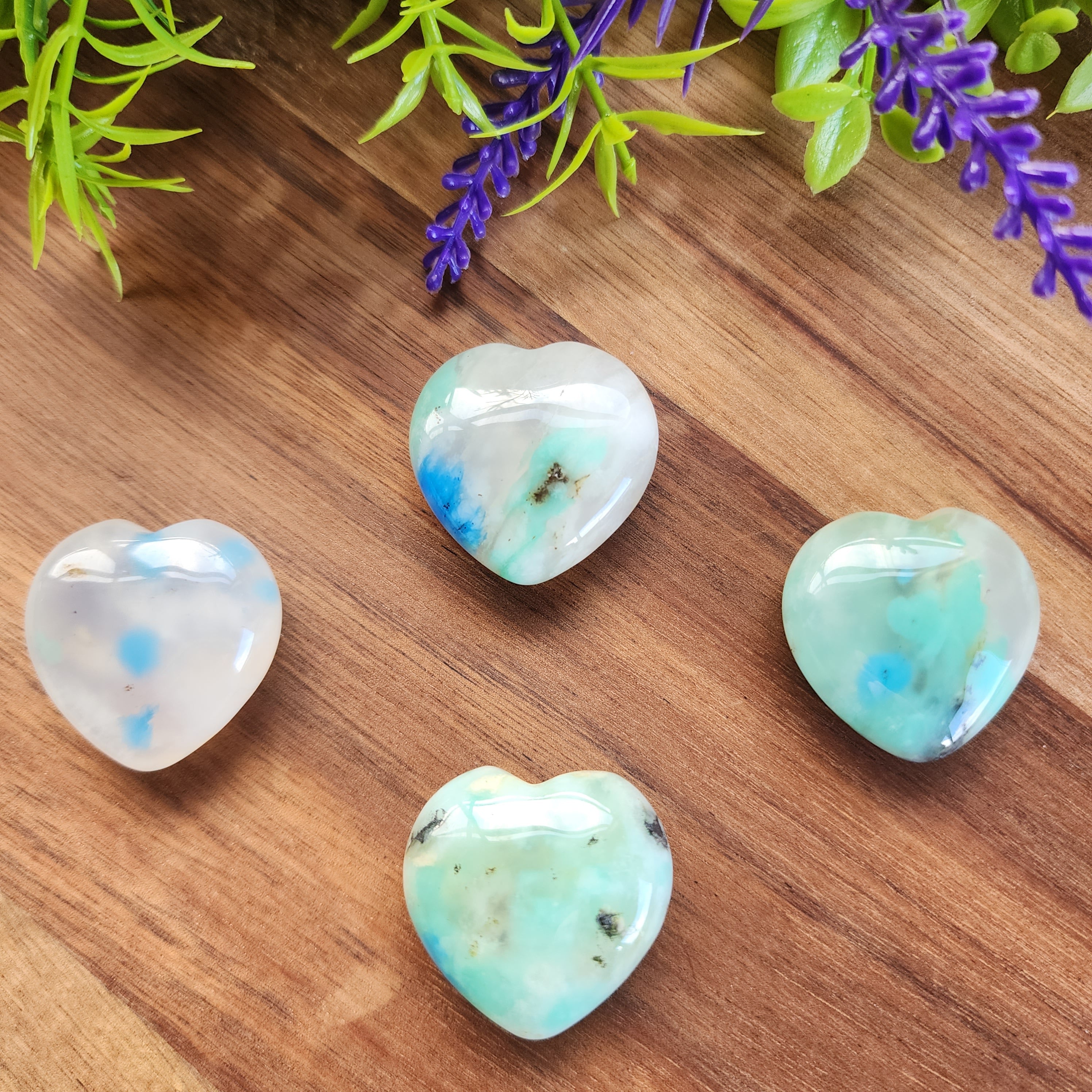 Quantum Quattro Shattuckite Quartz Hearts