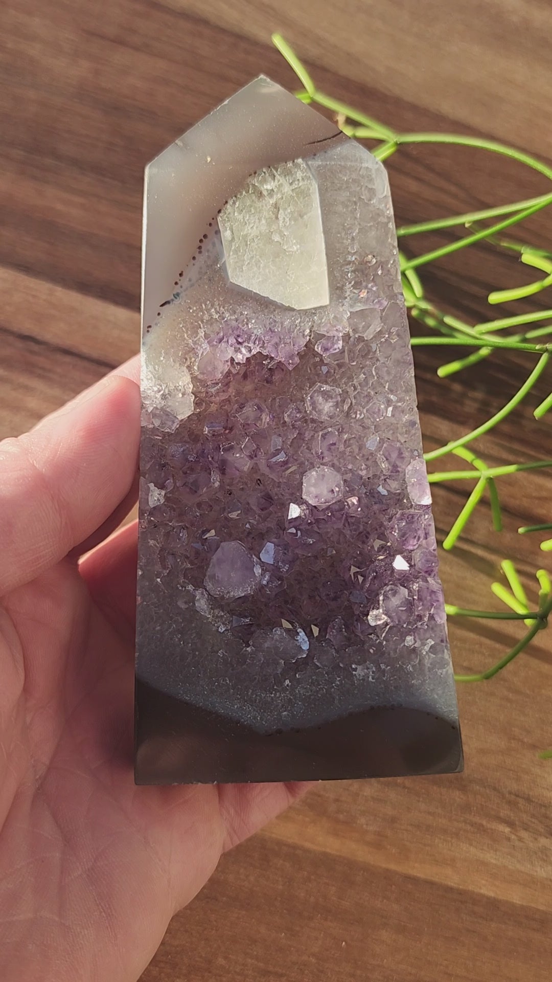 Amethyst Agate Tower