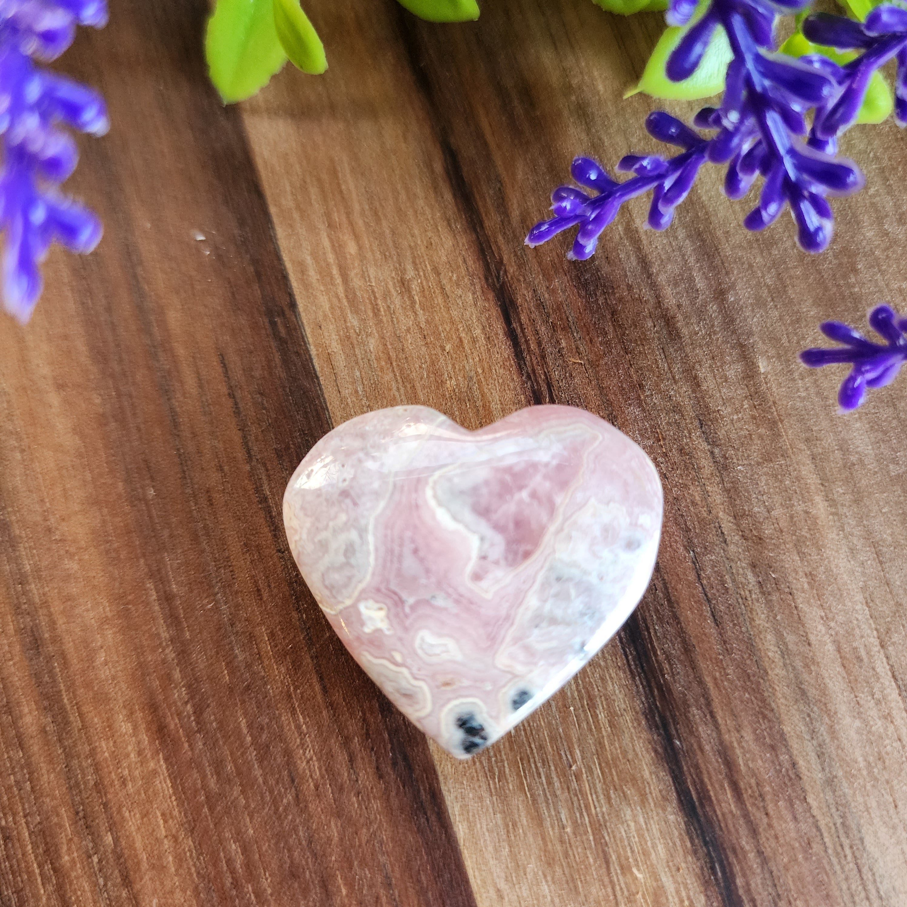 Peru Rhodochrosite Hearts