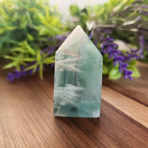 Feathered Fluorite Point