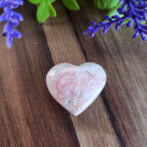 Peru Rhodochrosite Hearts