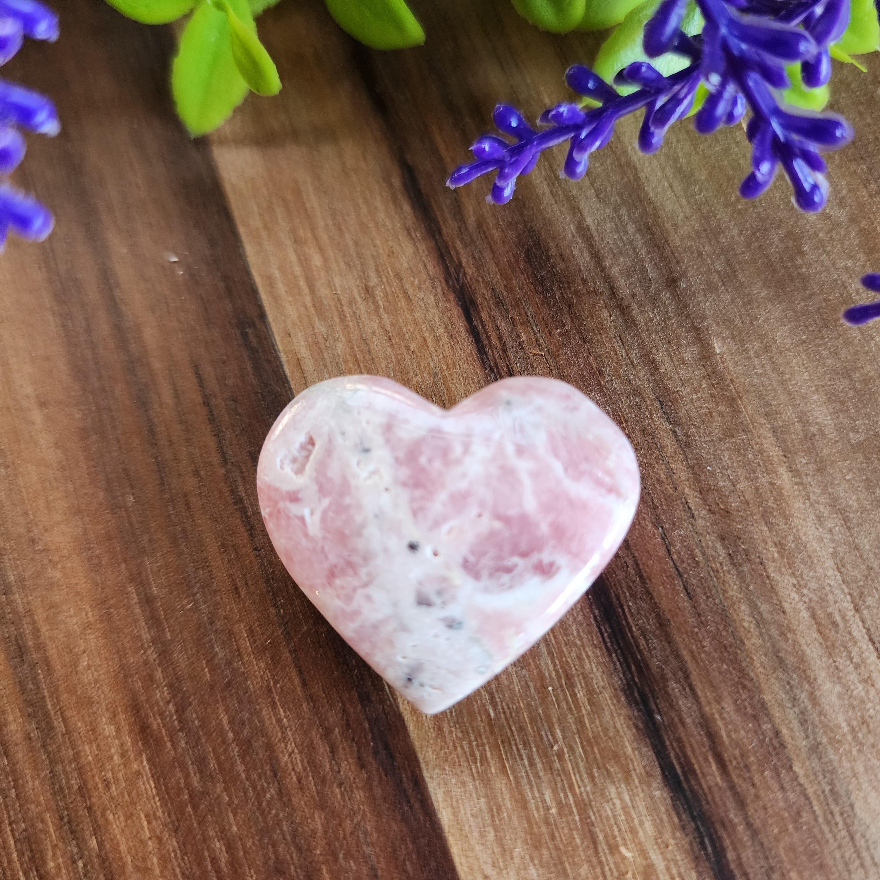 Peru Rhodochrosite Hearts