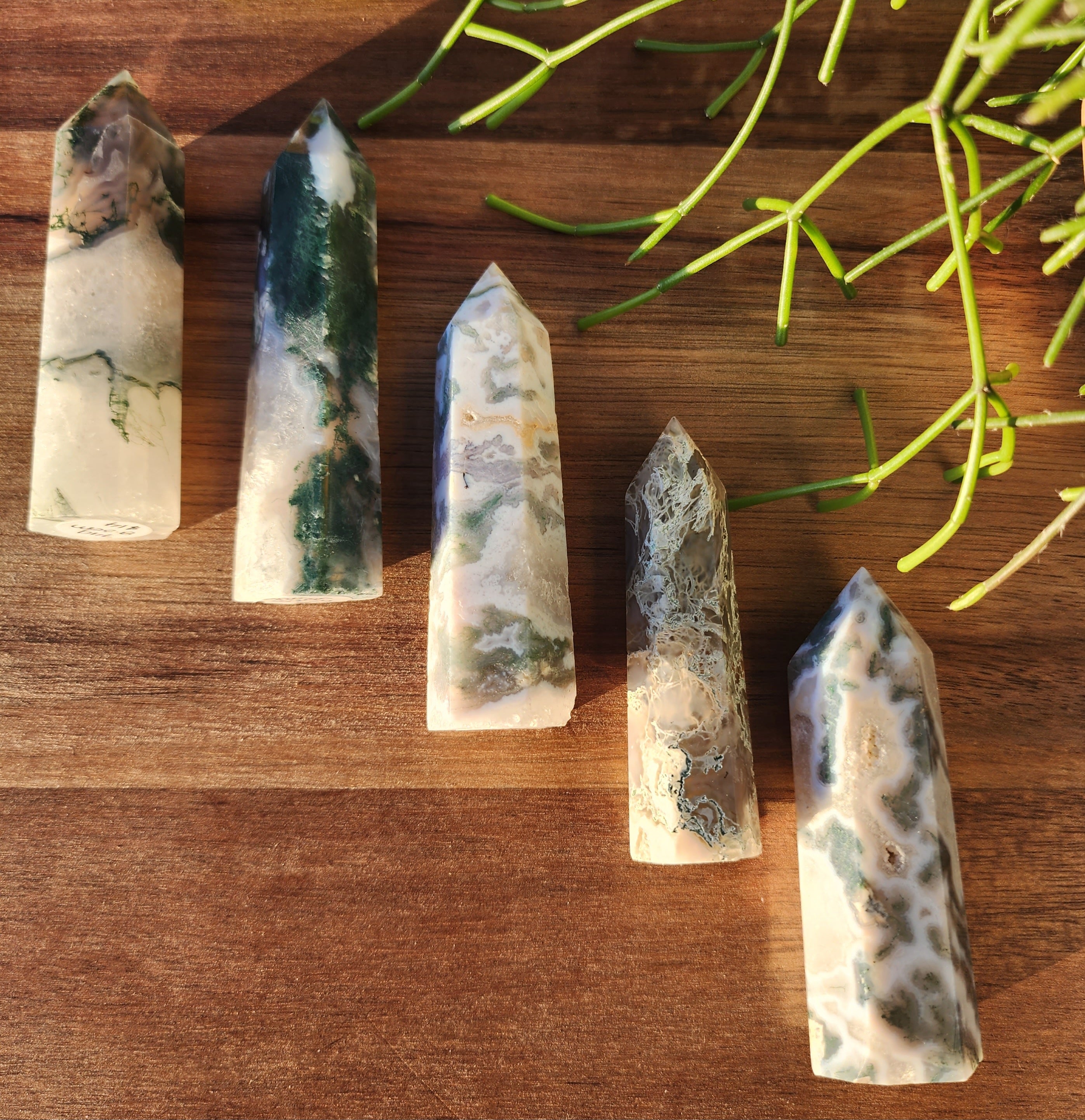 Moss Agate Points